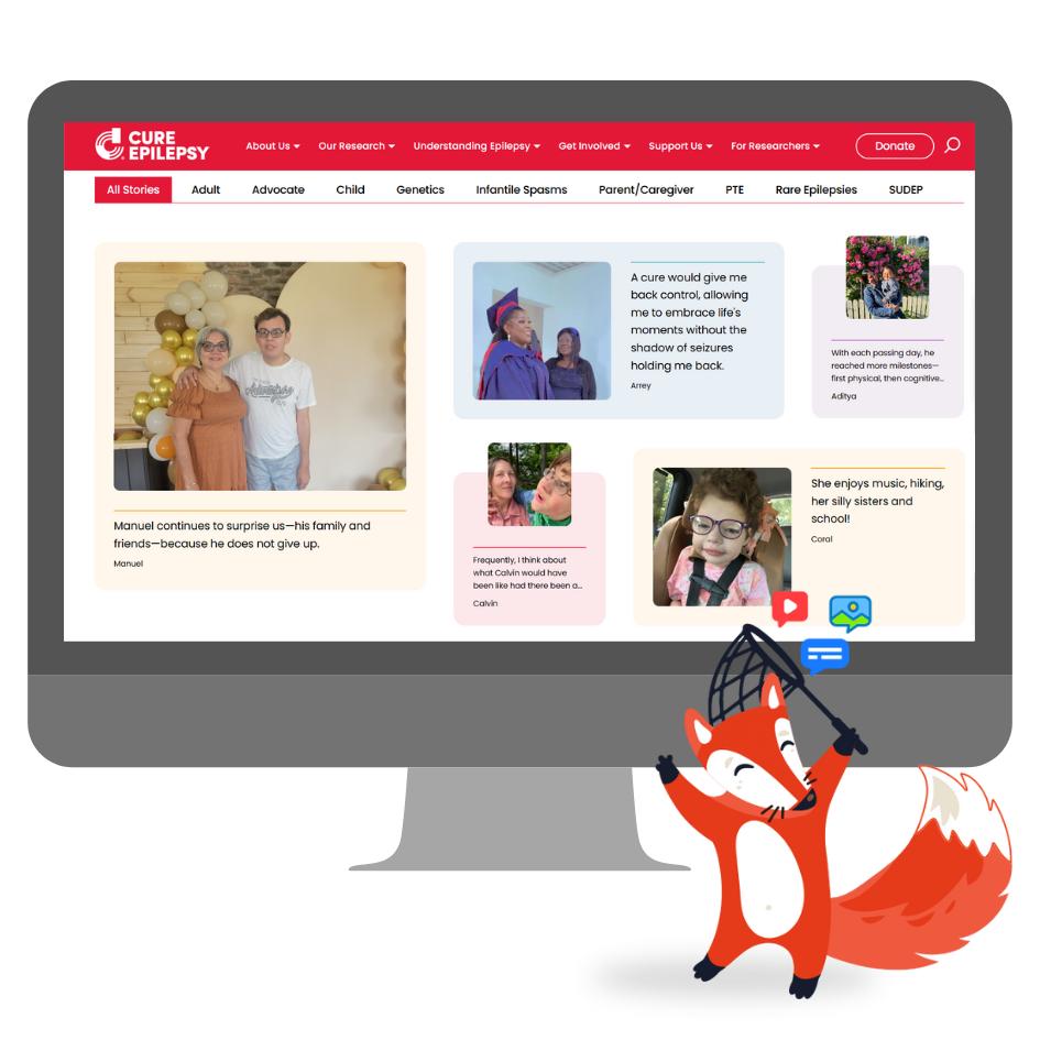 memoryfox in the wild website cure epilepsy storytelling